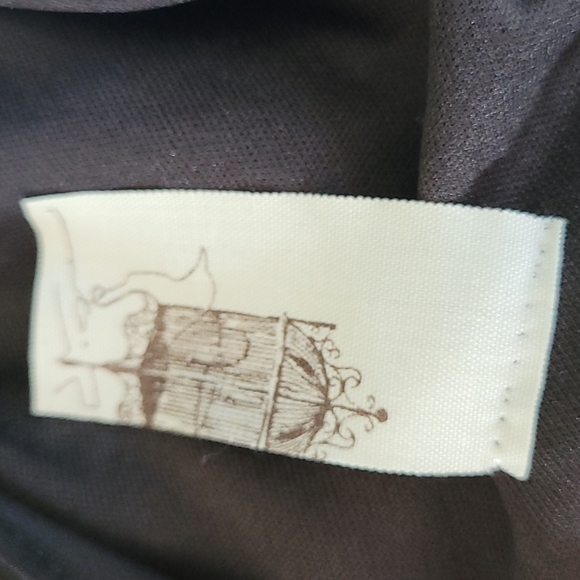 Anthopolgie ruffled little black dress small - Picture 3 of 6